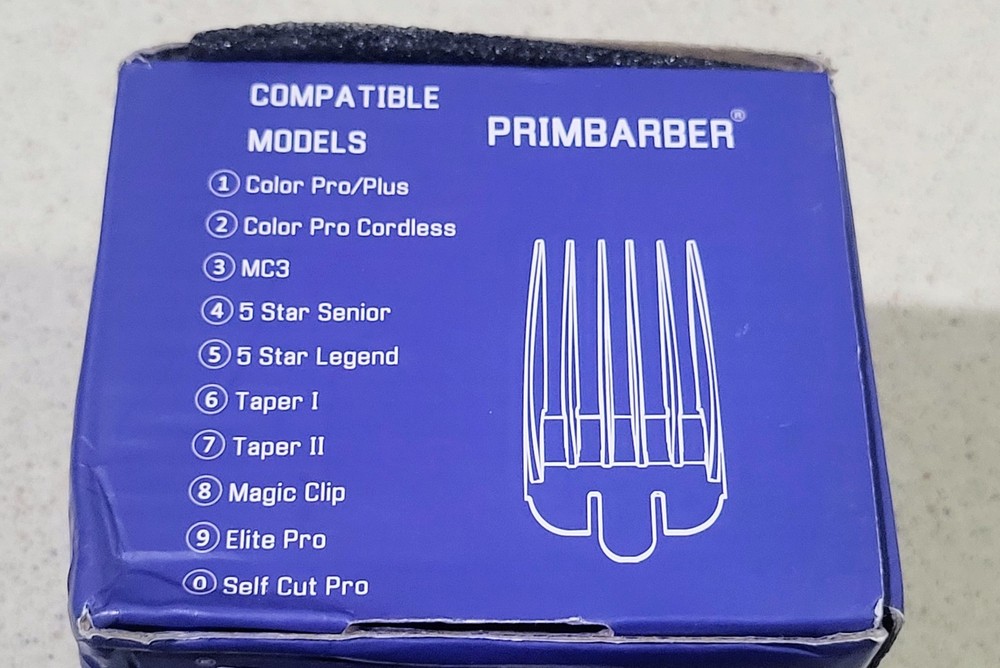 Primbarber 6 Piece Mega Clipper Guards Set
