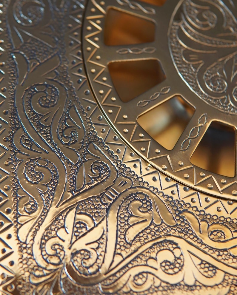 Solid Brass Square Shower Drain with Engraved Detailing – Ideal for Bathrooms