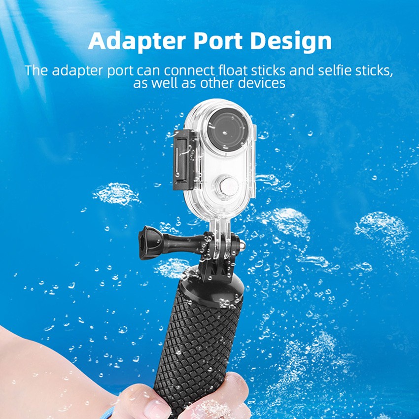 For Insta360 GO 3/3S Thumb Camera Waterproof Case 40m Diving Protective Case
