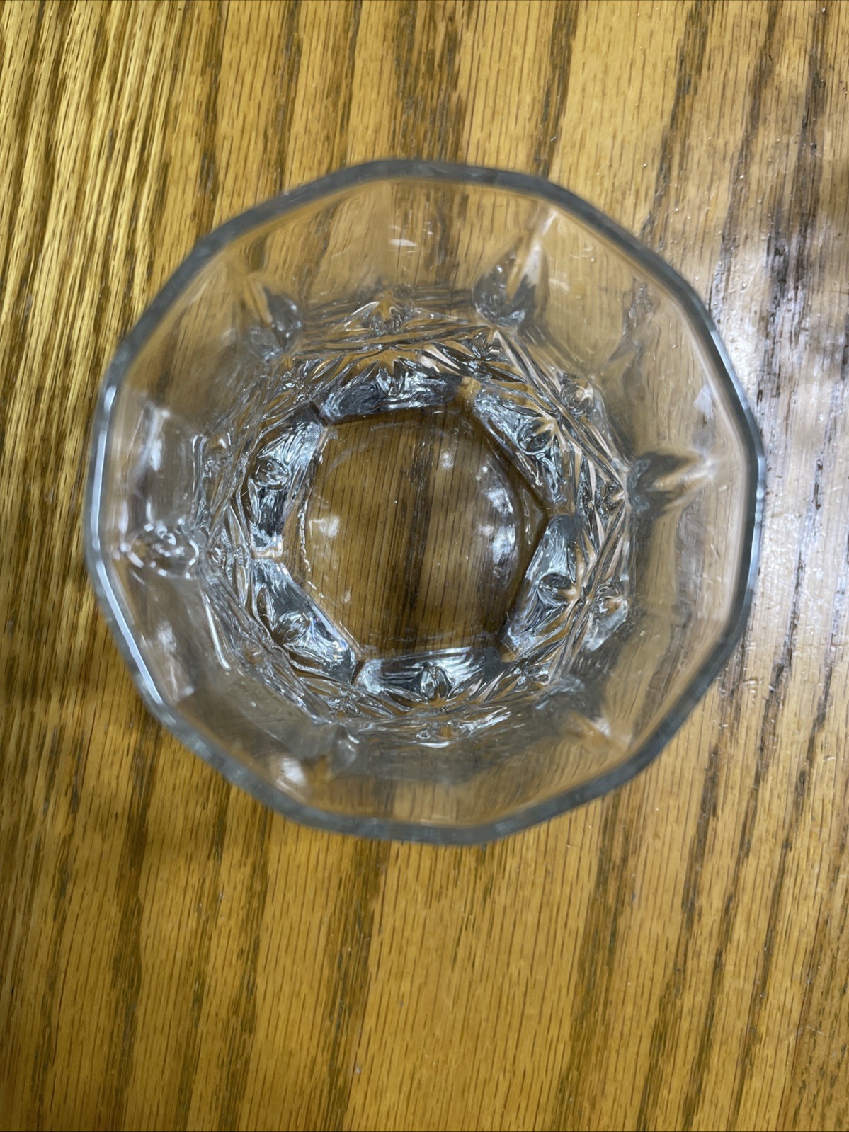 Cristal D'Arques Durand Brighton Old Fashioned Glass 10oz Highball Starburst VTG