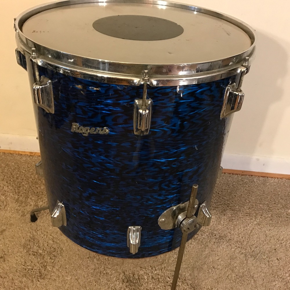 Vintage Rogers Holiday Blue 4 pc. Drum Set