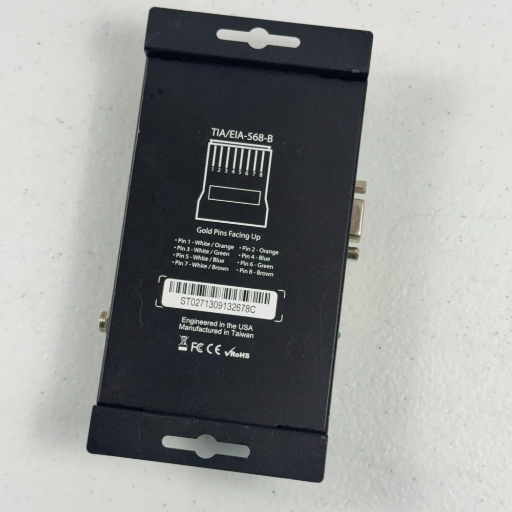 BINARY Transmitter B-540-EXT-230-RS WITH W/ Power Supply TESTED WORKING