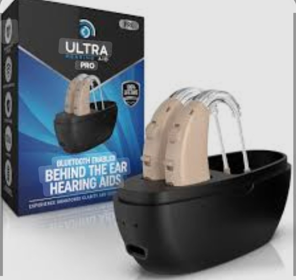 Ultra Pro  Hearing Aid Bluetooth Enabled Behind The Ear Hearing Aids