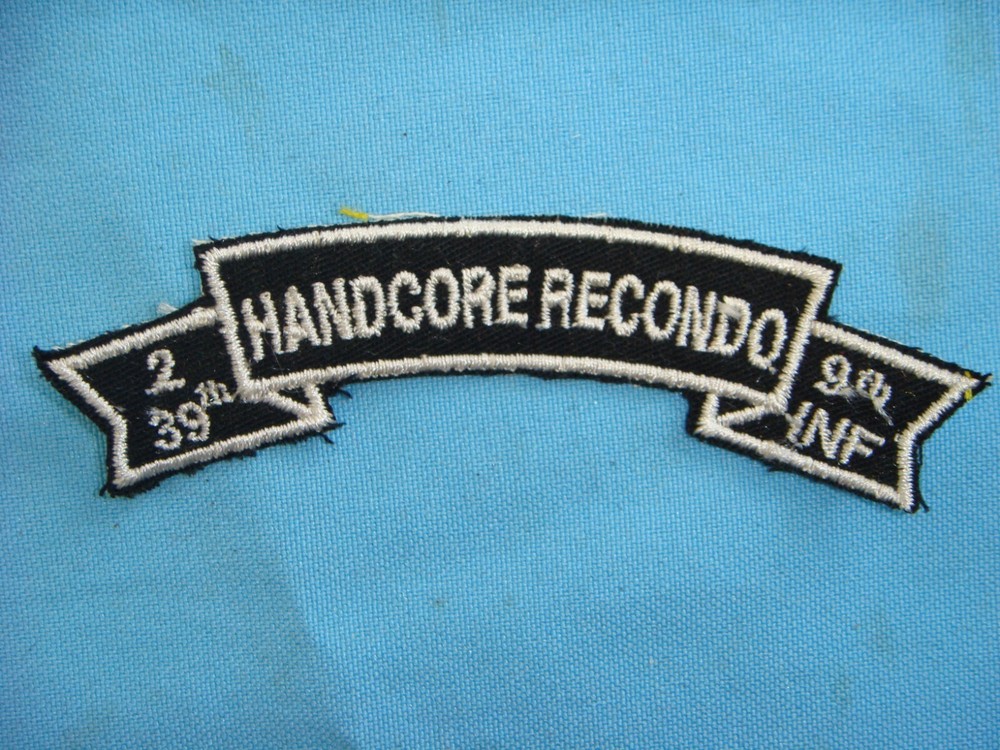 VIETNAM WAR PATCH, US 2-39th HARDCORE RECONDO 9th INFANTRY