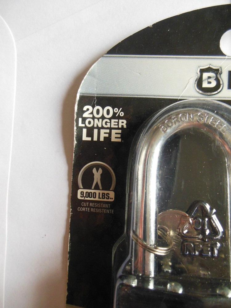 BRINKS *XTreme rust resistant* Long Shackle* Boron Steele* 2 pcs * Free Shipping