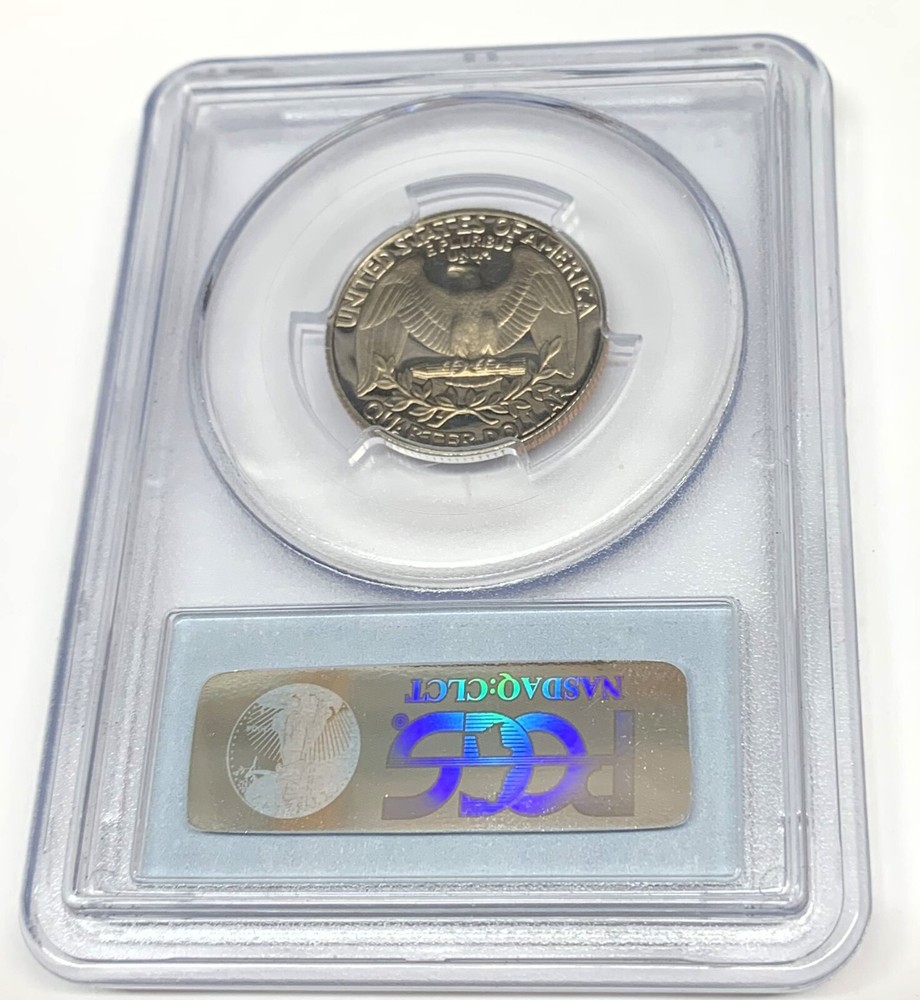 # C6762 PCGS GRADED WASHINGTON QUARTER, 1987-S PR69DCAM