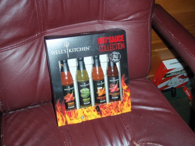 HELL'S KITCHEN hot sauce collection 4 bottle assortment NEW!