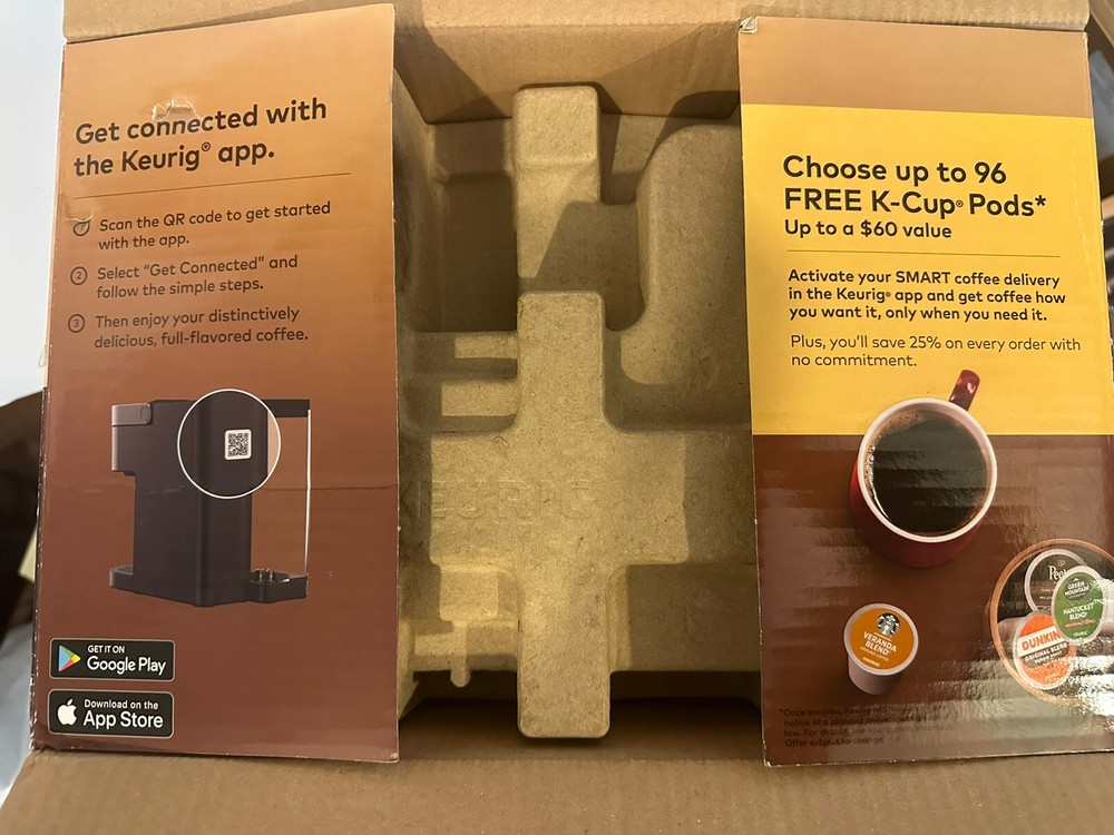 Keurig K-Supreme SMART Single Serve Coffee Maker One Reusable K-cup Include