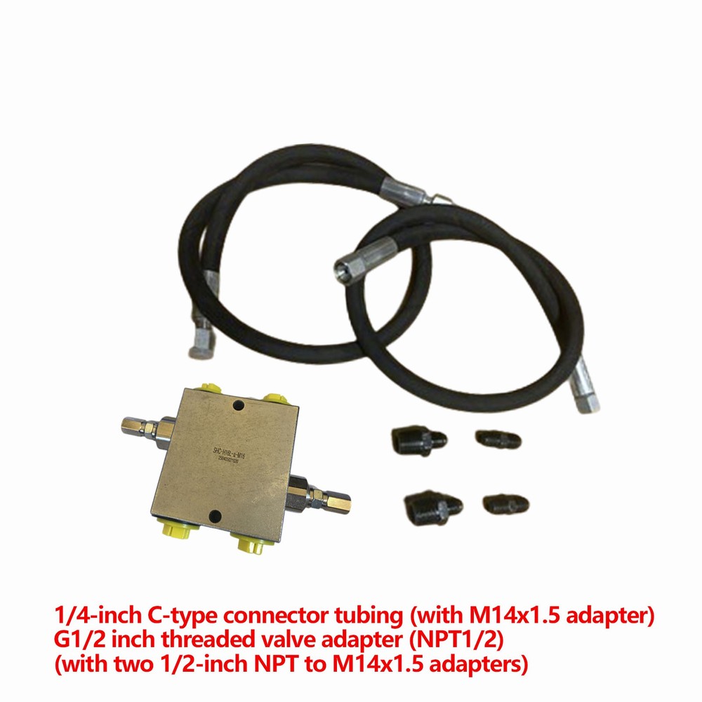 Mini Excavator Cushion Valve Kit Complete for Swivel Motor C-Type Interface