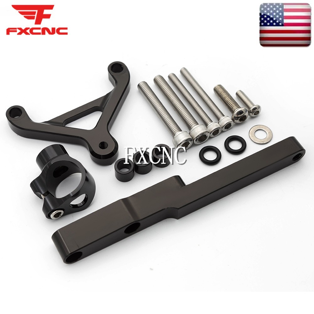 Steering Damper Stabilizer & Mount Support Bracket For Honda CB1000R 2008-2017