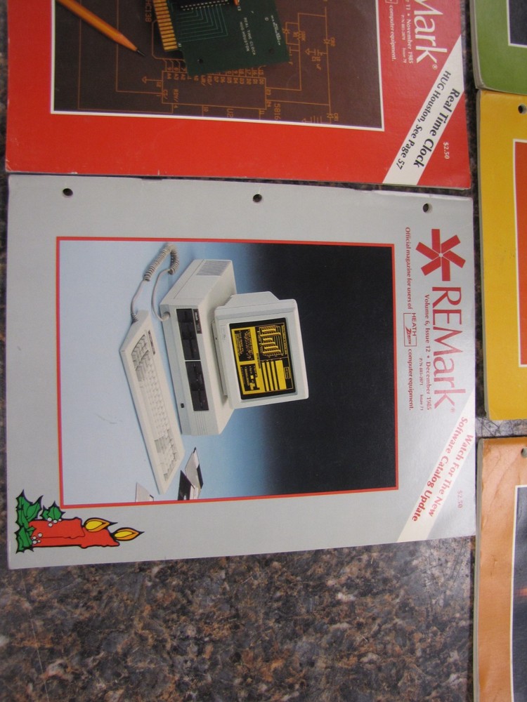 1985 REMark Heath Zenith User Group Magazines Computer Advertisements FEB-DEC