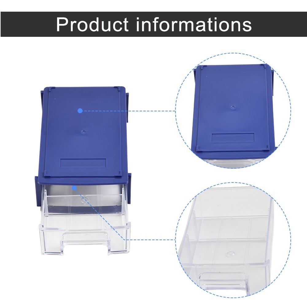 Stackable Storage Box 80 Degree Celsius Component Screws Toolbox Tool Boxes