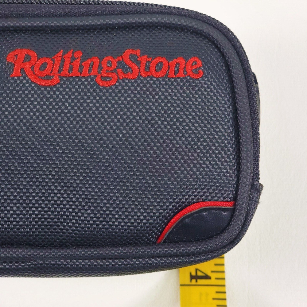Rolling Stone Soft-Side Case Black with Guitar Zipper Pulls Red Embroidered Logo