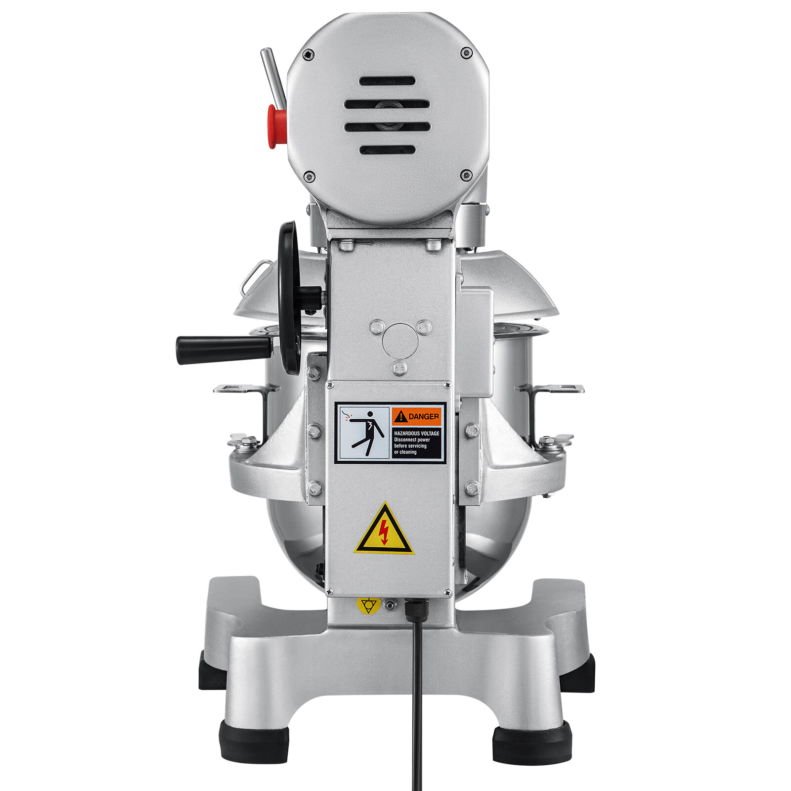 VEVOR Commercial Food Mixer Electric Dough Mixer 15Qt 3 Speeds Pizza Bakery 600W