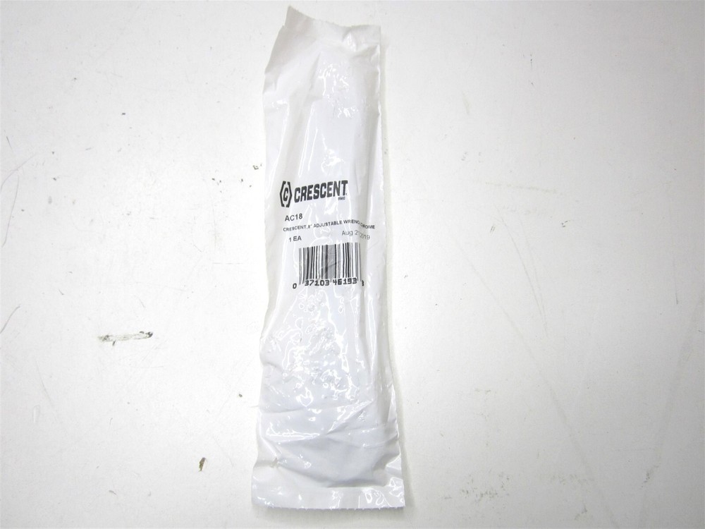 Crescent (AC18) 8" Chrome Finish Adjustable Crescent Wrench