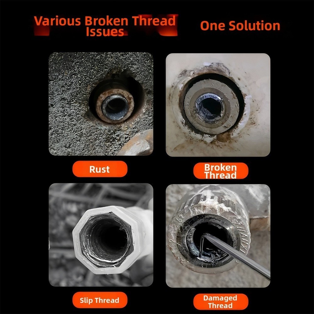 Compact Screw Extractor for For broken Rusty Bolts 13-28mm Adjustable Diameter