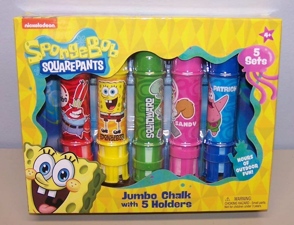 Spongebob Squarepants Jumbo Chalk Set