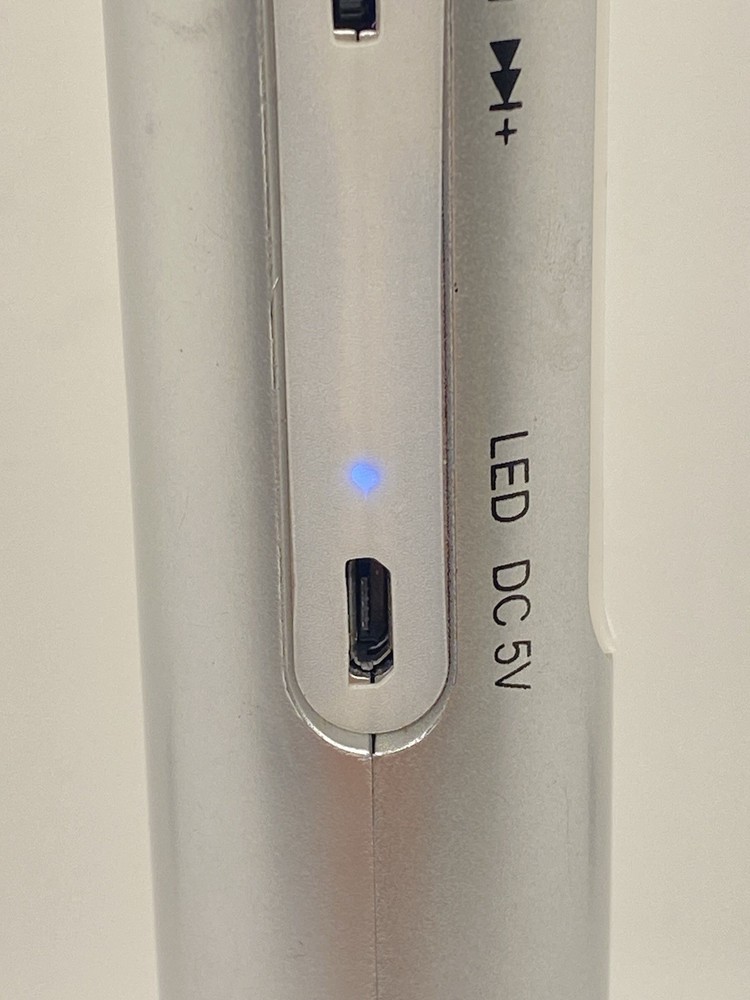 Xtreme Silver Wireless Karaoke Microphone Speaker Echo LED Mic USB Rechargeable