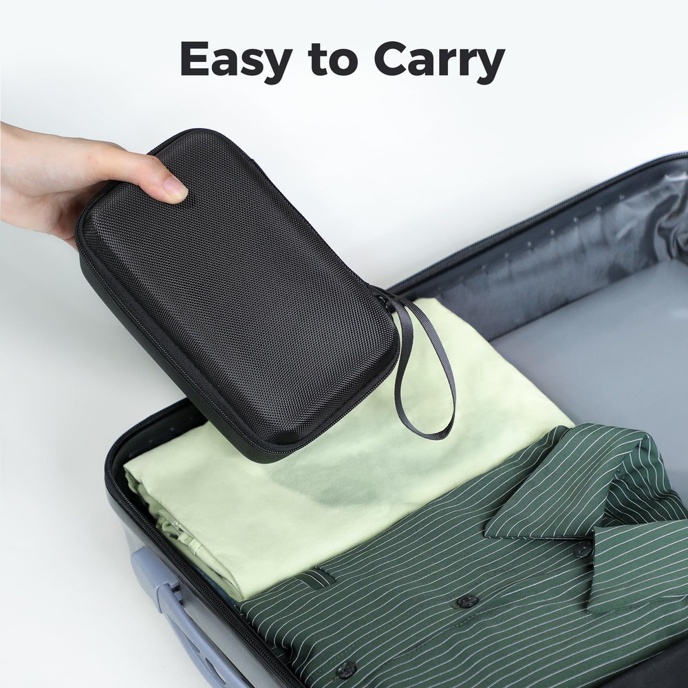 Genuine Case Compatible PM220 Label Maker, Portable Printer Storage Bag, Black