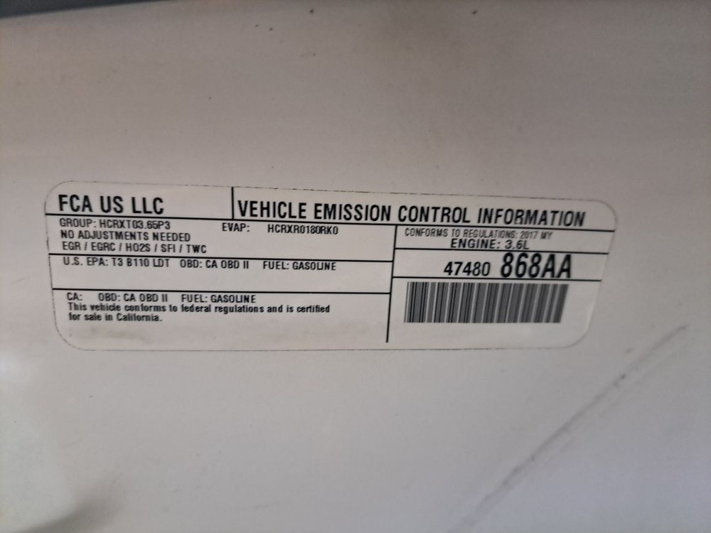 2017 Grand Cherokee Camera/Projector Sku#4409449