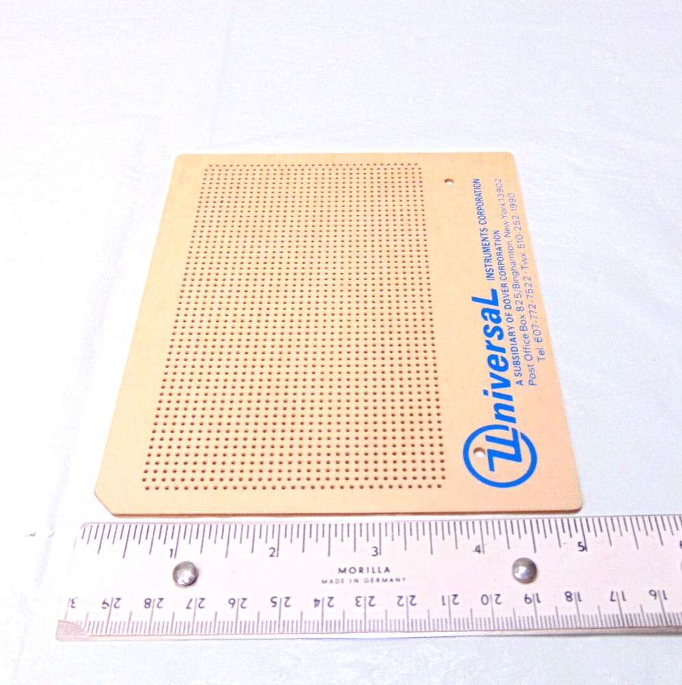 Universal Instruments 5"x6" PCB Prototyping Perf Board Breadboard Circuit Board