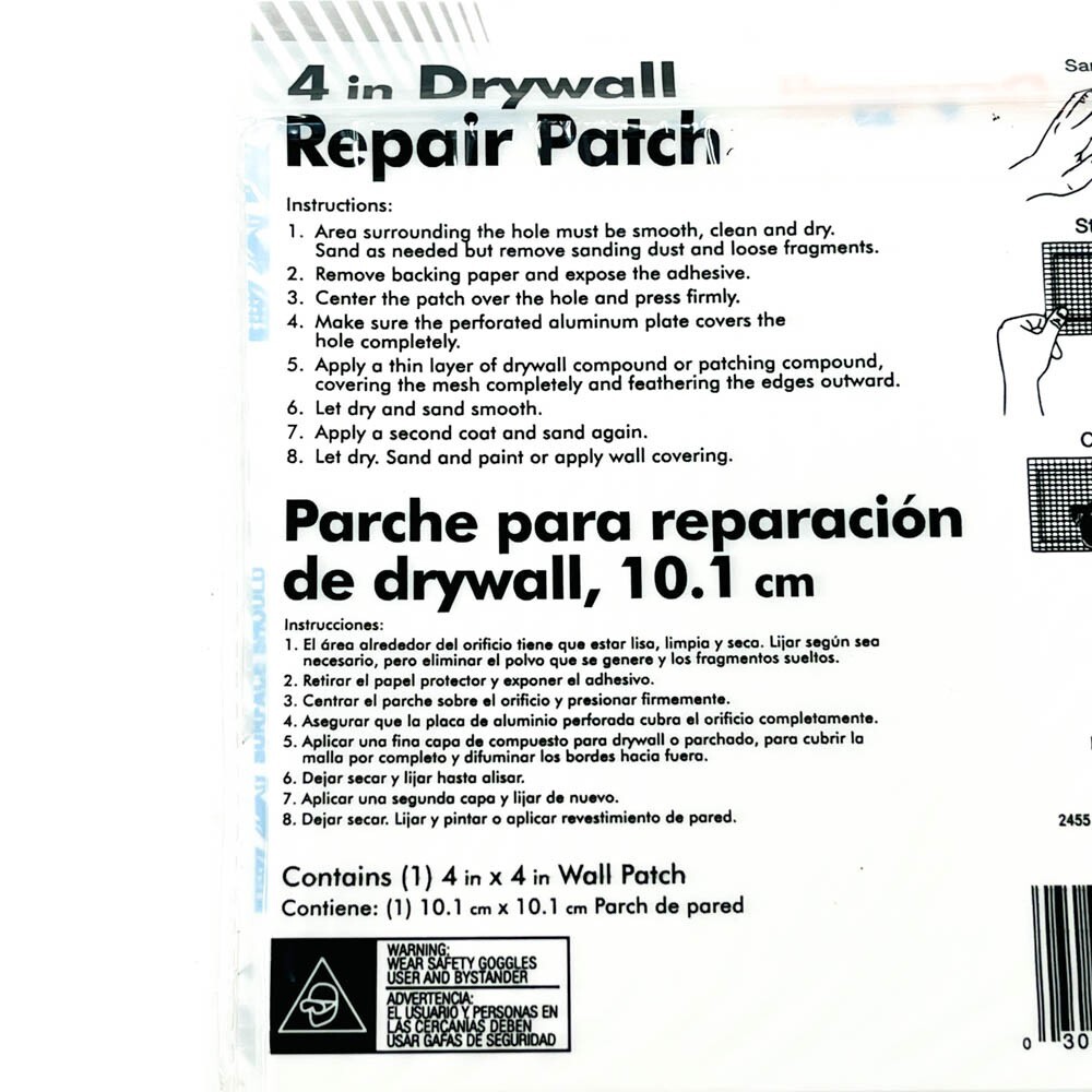 Anvil 4-in Drywall Repair Patch 82532