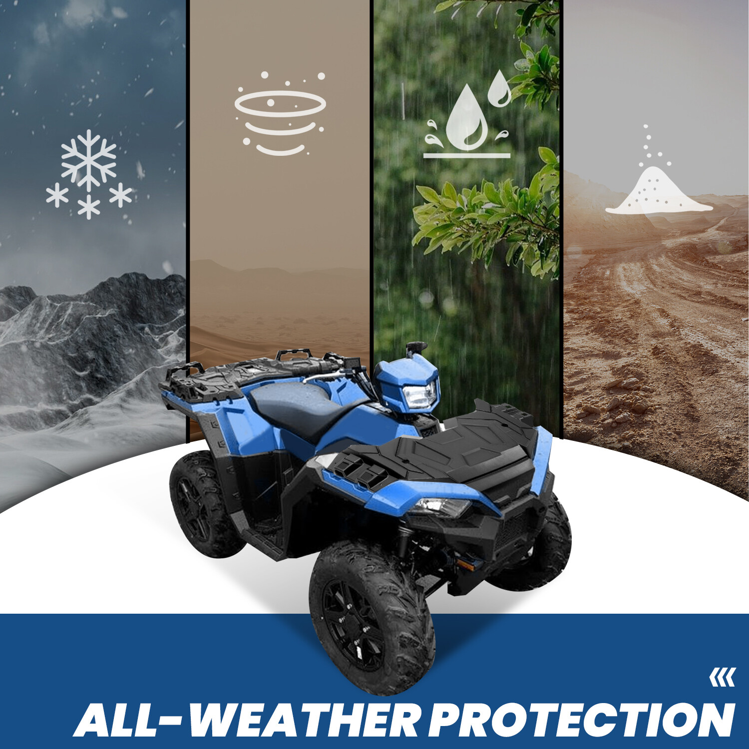 Polaris #5452935-070 Black Front Body Rack 2017-2021 SP Sportsman 1000 850 XP