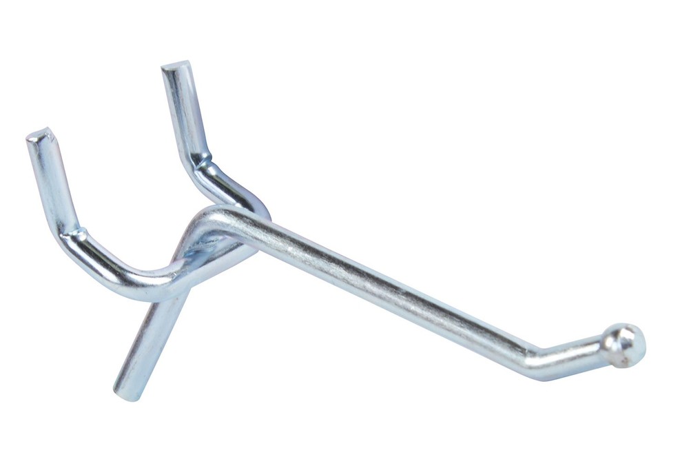 SSWBasics 2 inch Chrome Peg Hooks 1/4 inch Pegboard - Durable Pegs