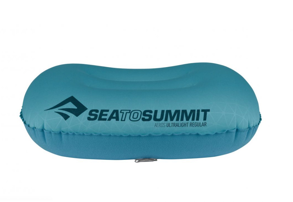 Set Of 2x Sea To Summit Aeros Inflatable Camping UL Air Pillows Reg. Aqua NEW!