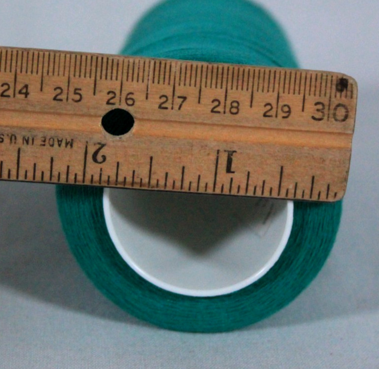 TRUE-LOCK COAT & CLARK 132 BRIGHT PEACOCK COLOR 100% SPUN POLYESTER THREAD SPOOL