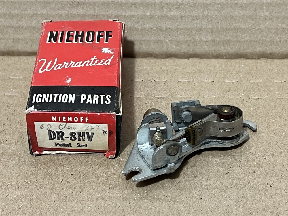 Genuine Niehoff Ignition Parts #DR-8HV Points Set NOS