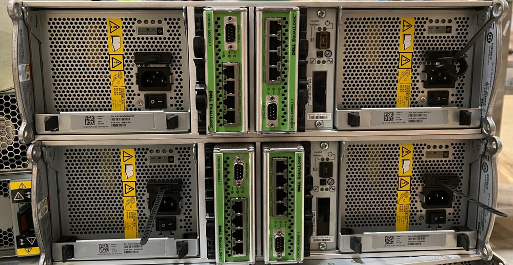 Dell Equallogic PS6000 Storage Array, 2x Type 7 Controllers, 2x 440W PSU