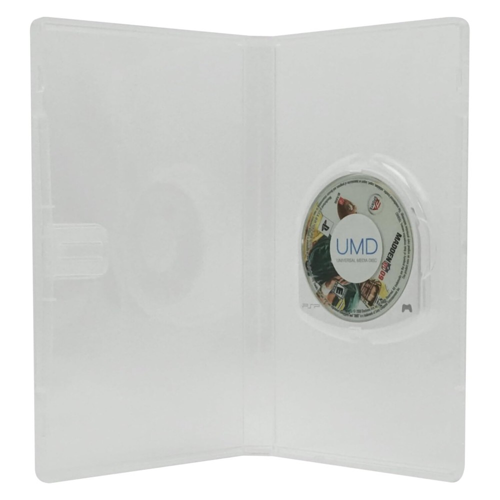 1PC Replacement Clear Game Cases W/ Sleeves For Original PSP / UMD Covers