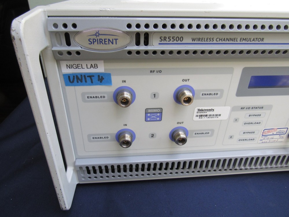 Spirent SR5500 Wireless Channel Emulator #84 untested