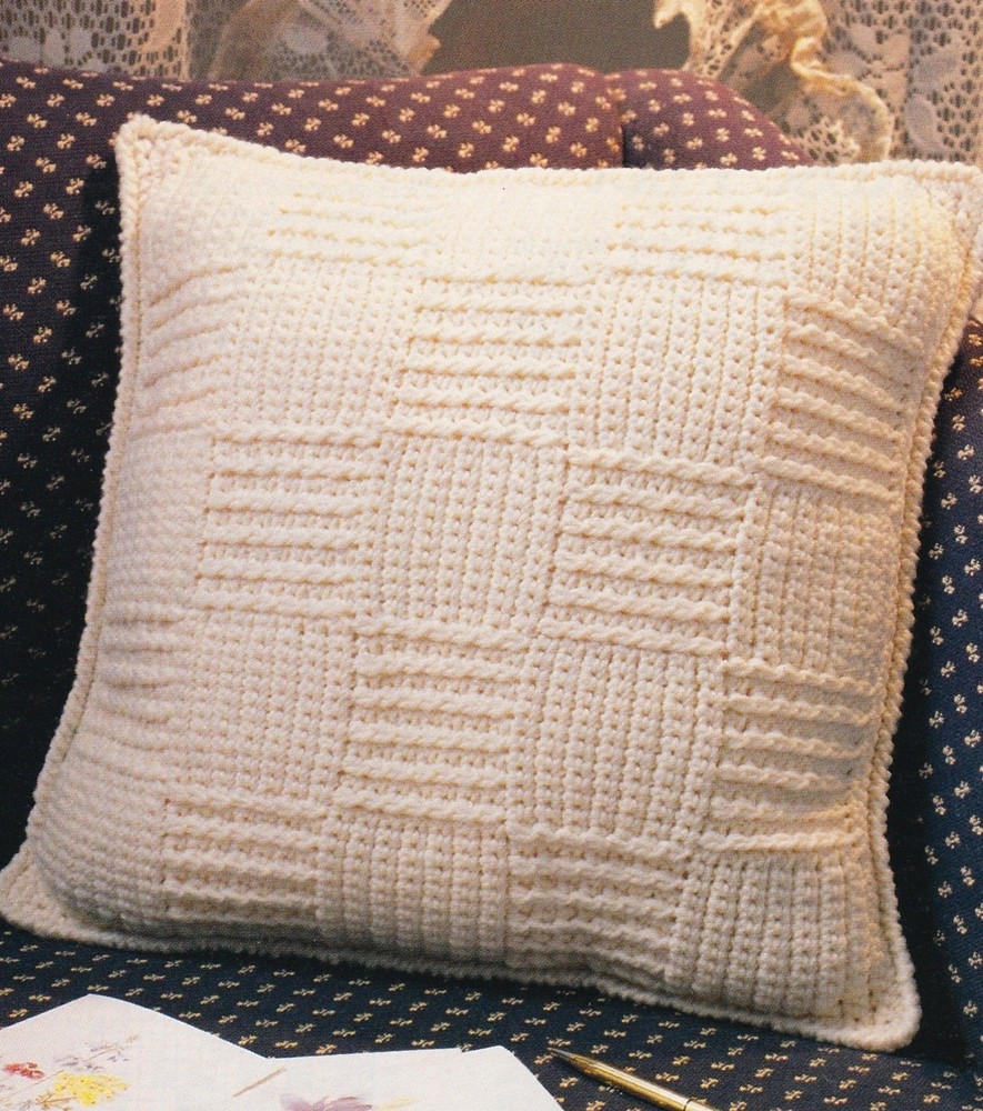 16" Square on Square Pillow/Decor/Crochet PATTERN INSTRUCTIONS ONLY