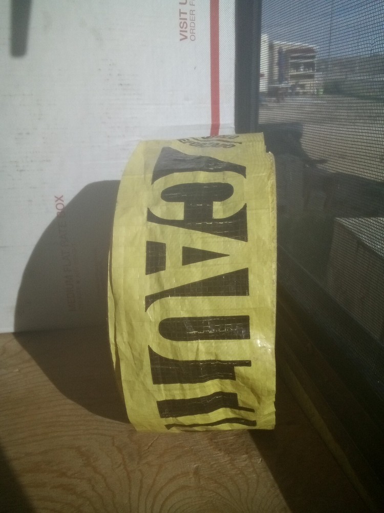 Yellow caution Tape