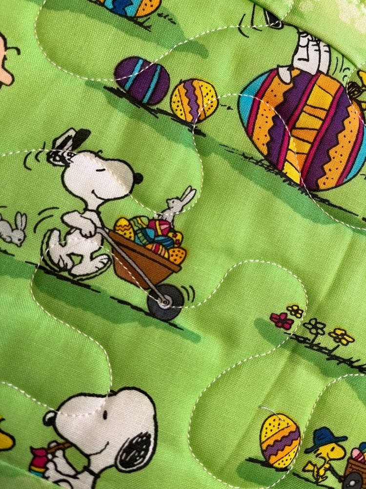 Handcrafted-Quilted Table Runner - It's a Charl Brown Easter - NEW 2026