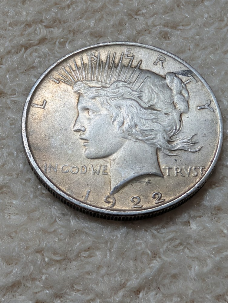 1922 US Peace Silver Dollar $1