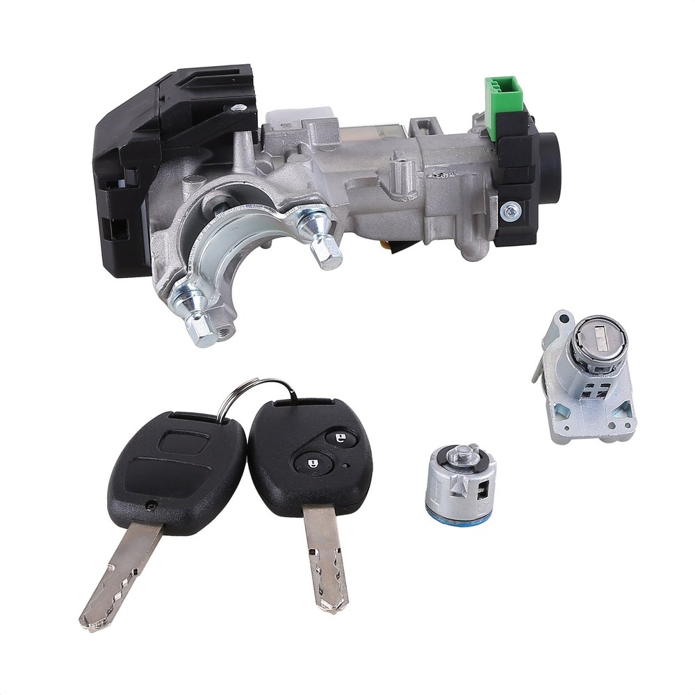 IGNITION & DOOR LOCK CYLINDER SWITCH ASSEMBLY SET 2 REMOTE KEY FOR CRV 2007-2011