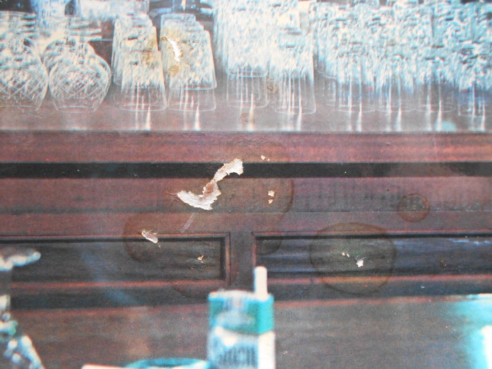 VINTAGE COCKTAIL BAR TRAY