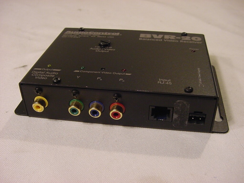 AUDIO CONTROL BALANCED VIDEO RECEIVER BVR-20 - UNIT ONLY
