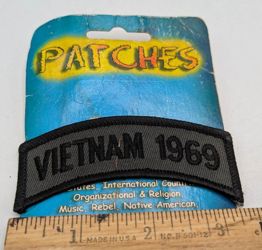 Vietnam 1969 Subdued Arc Patch 3.25"