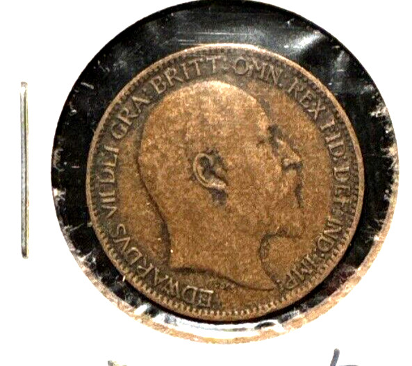 Great Britain 1908 farthing KM 792 VF