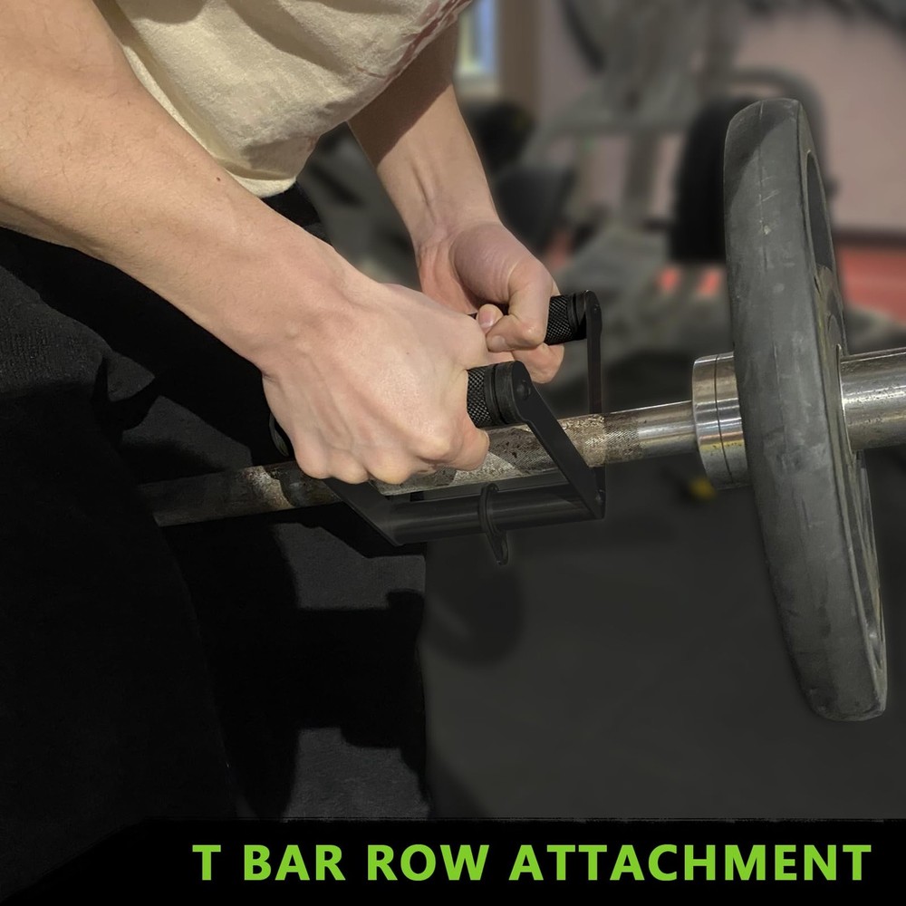 Howffite Double D Row Handle Cable Attachment V Bar Black D