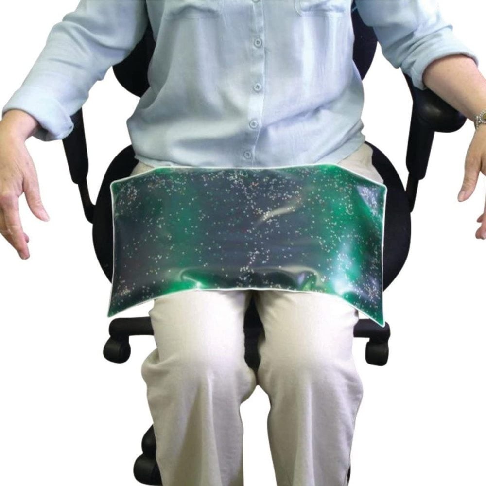 Weighted Gel Lap Pad - Rectangular, 10" x 18", (5 lbs)