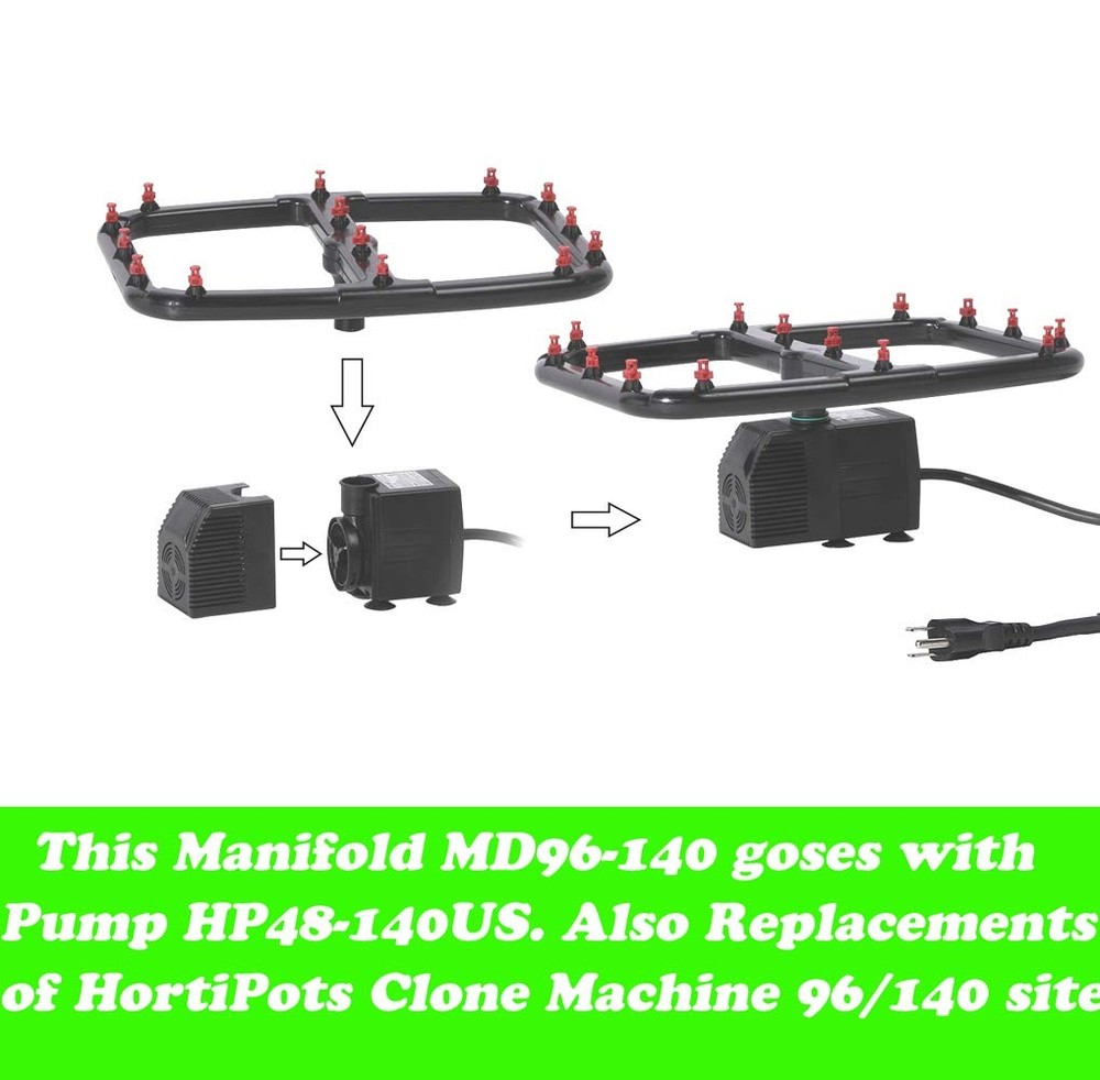 Clone Machine Spray Nozzle Manifold Replacement With Extra 15 X 360 Degree Spray