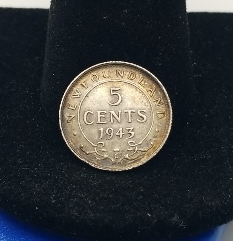 1943-C Canada Newfoundland 5 Cents #20557