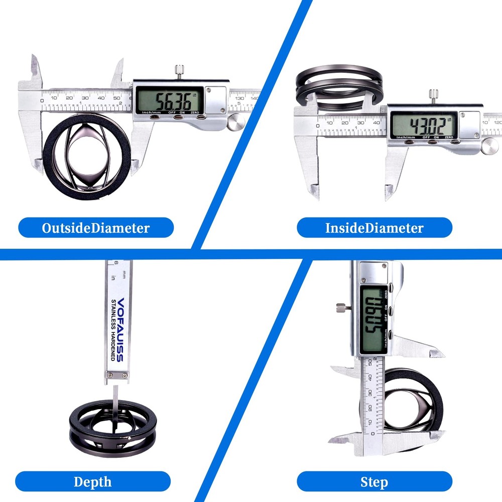 Digital Caliper Measuring Tool,Caliper Tool with Stainless Steel,...