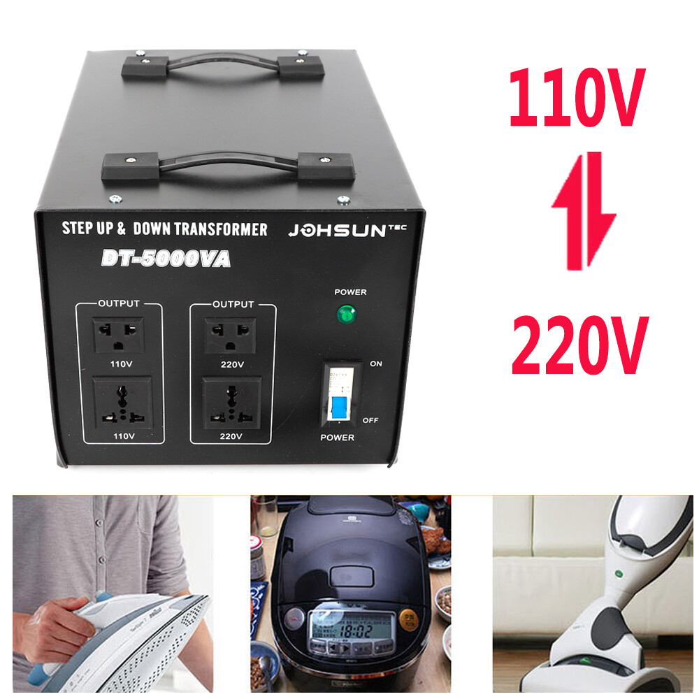 Heavy Duty 5000W Step Up/Step Down Electric Power Voltage Converter Transformer