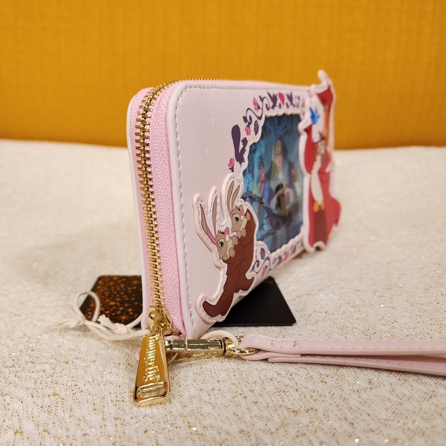 Loungefly Disney Sleeping Beauty Princess Lenticular Series Wristlet Wallet NEW